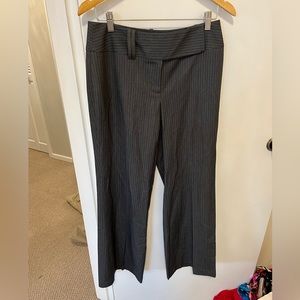 Style & Co NWOT charcoal gray pinstripe dress pants size 6
